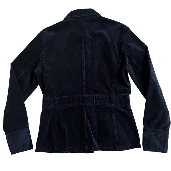 Jones NY Sport Stretch Black Corduroy Jacket Size Small - Picture 2 of 11